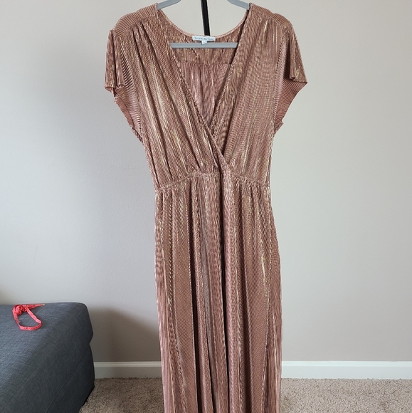 Rose gold maxi dress - Picture 1 of 5